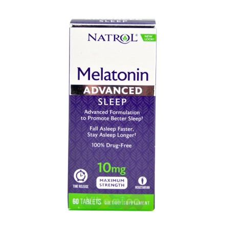 Мелатонин Natrol Melatonin 10 мг  (60 таб)