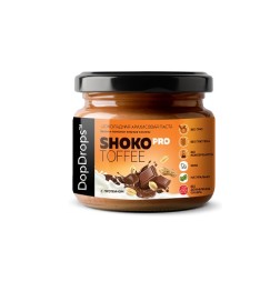 Диетическое питание DopDrops DopDrops Shoko Pro Toffee паста 250г Шоколадная арахисовая 