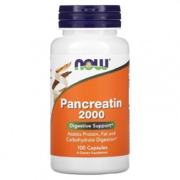 Специальные добавки NOW Pancreatin 10x - 200mg   (100 caps)