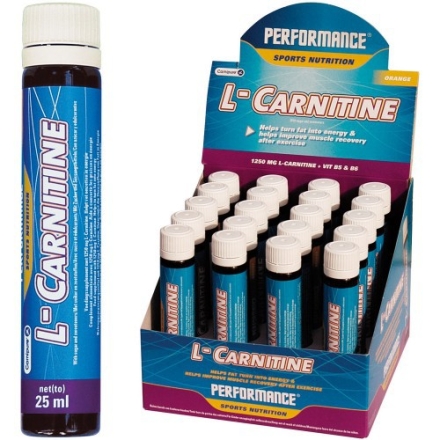 Л-карнитин в ампулах (порционный карнитин) Performance L-Carnitine  (25 мл)