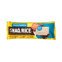 Протеиновые чипсы и хлебцы SNAQ FABRIQ Snaq Rice хлебцы рисовые с молочным шоколадом  (10 гр)