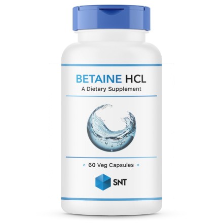 Препараты для пищеварения SNT Betaine HCI 648 mg  (60 капс)