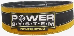 Ремни и пояса для тренировок Power System Пояс PS-3840  (желтый)