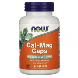 Минералы NOW Cal-Mag Caps  (120 капс)