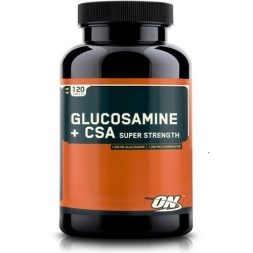 БАД для укрепления связок и суставов Optimum Nutrition Glucosamine + CSA super strength  (120 таб)